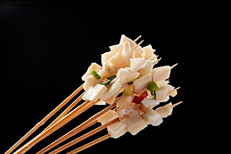 成都串串牛板筋肚仁图片