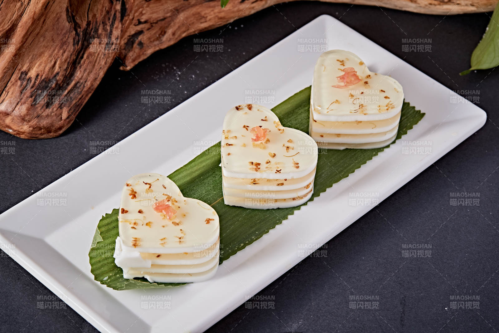 水晶蜂蜜桂花椰子糕图片