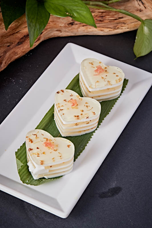 水晶蜂蜜桂花椰子糕图片