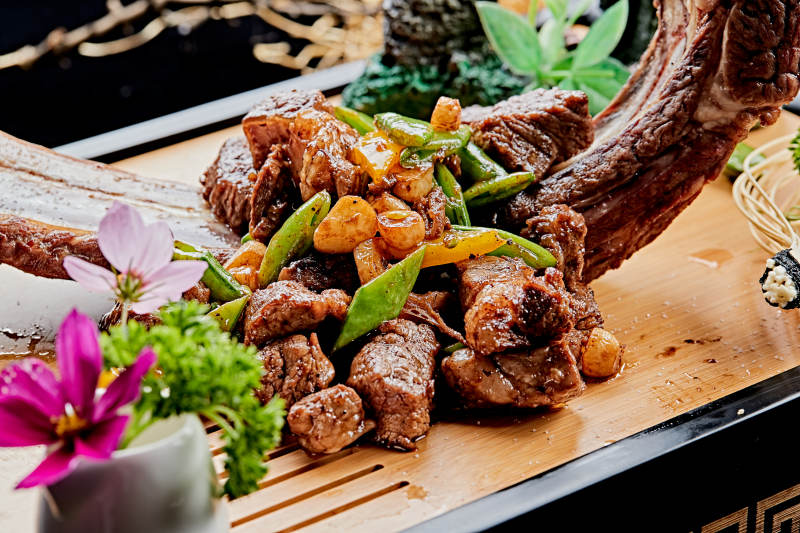 雪橇蒜香猪肋排图片