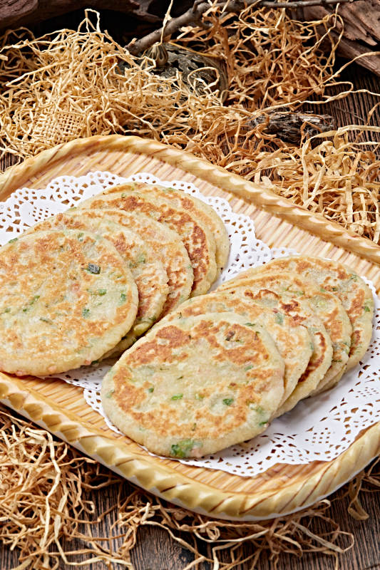 葱花土豆小饼图片
