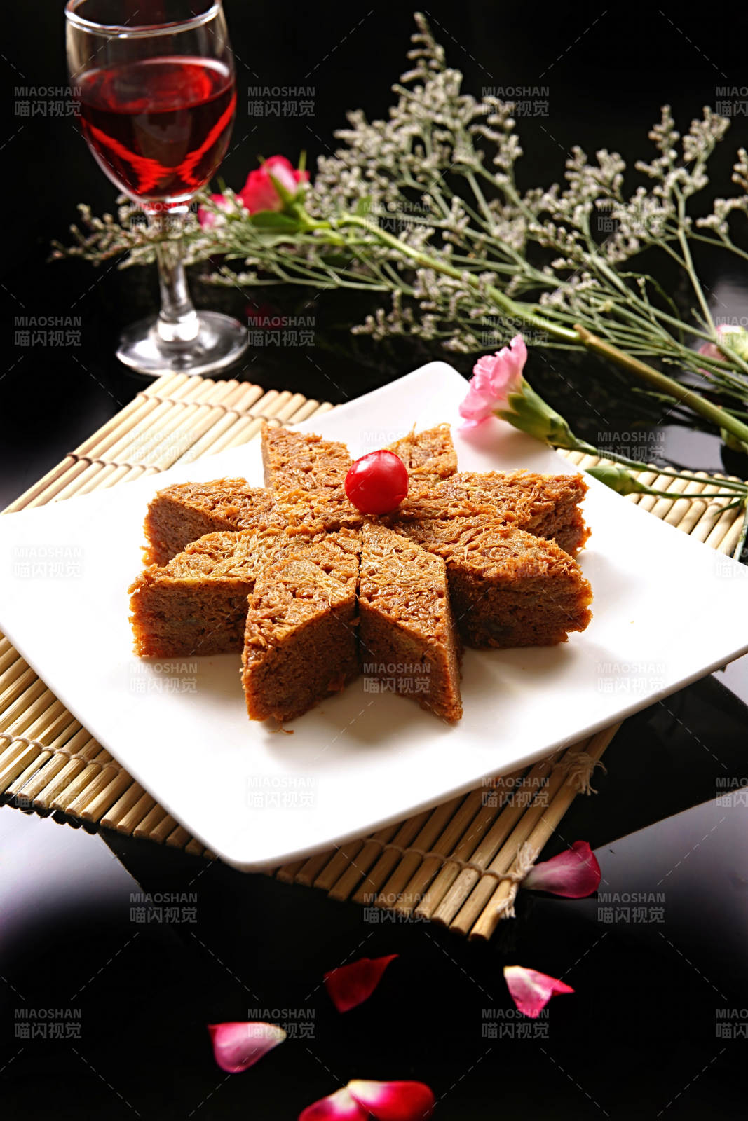 金丝蜂巢糕图片