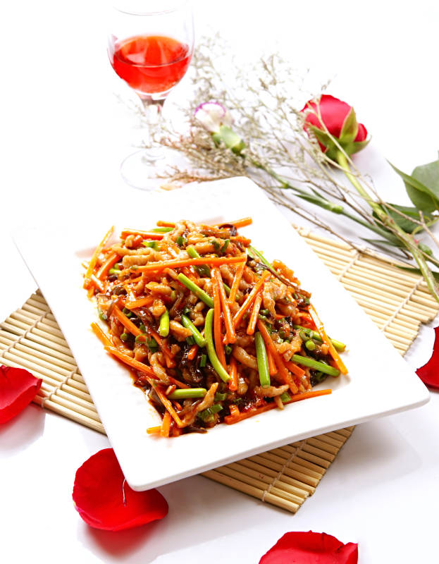 融合鱼香肉丝图片