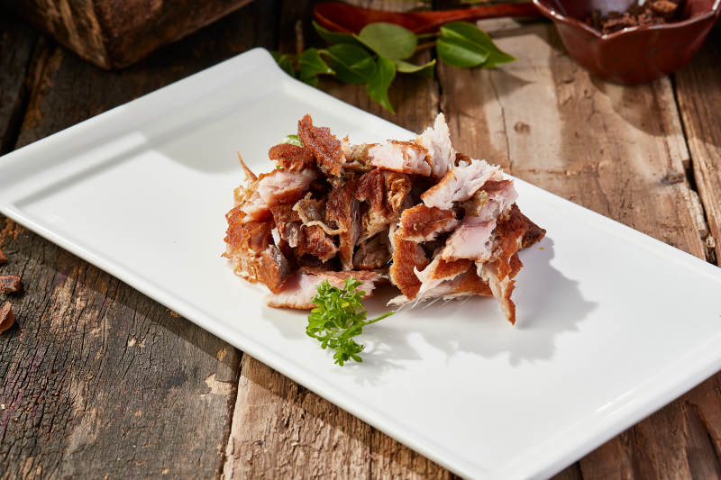 手撕烟熏鱼图片