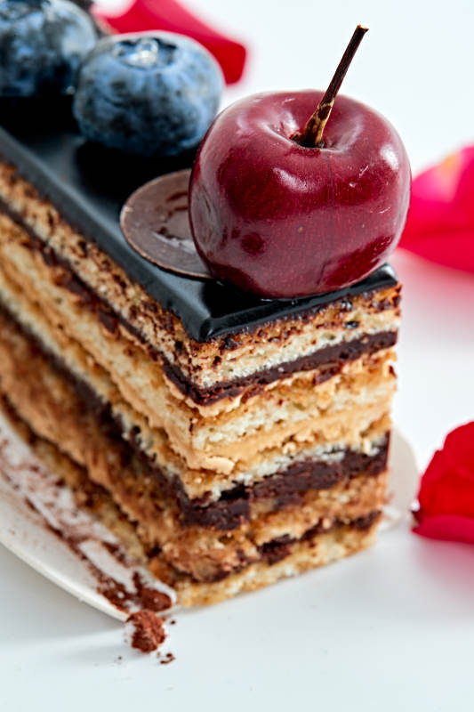 制作精美的法式小甜品蛋糕图片