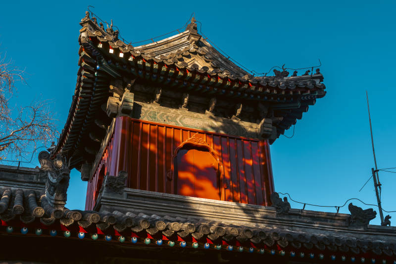 承恩寺古建筑飞檐翘角图片