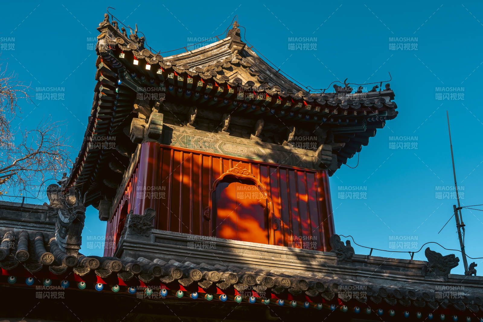 承恩寺古建筑飞檐翘角图片