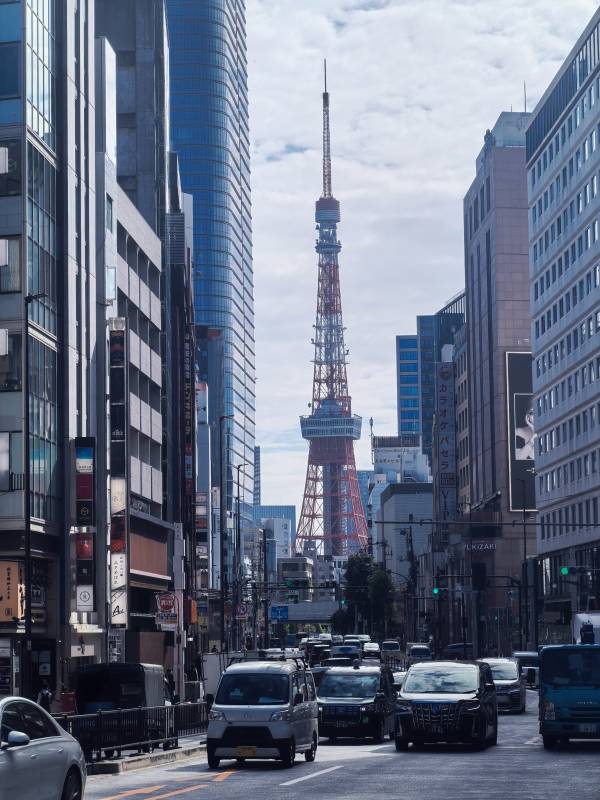 东京塔街景图片