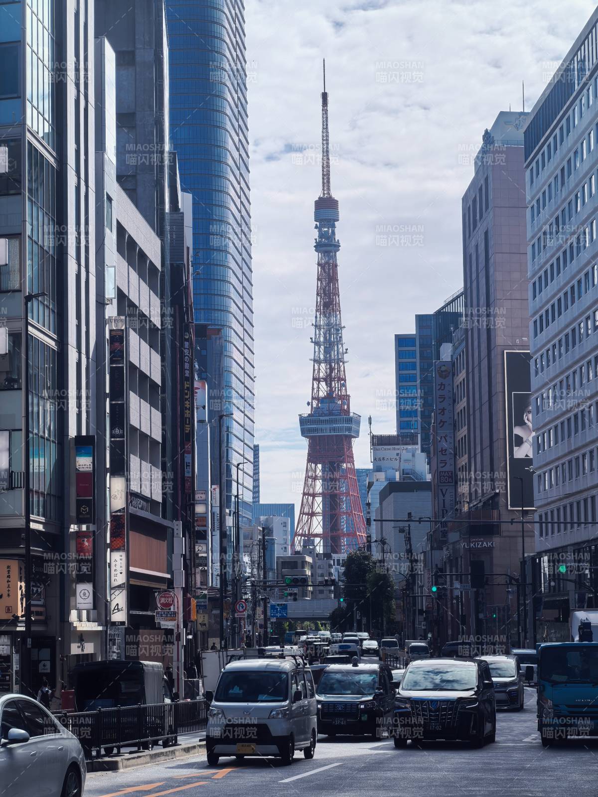 东京塔街景图片