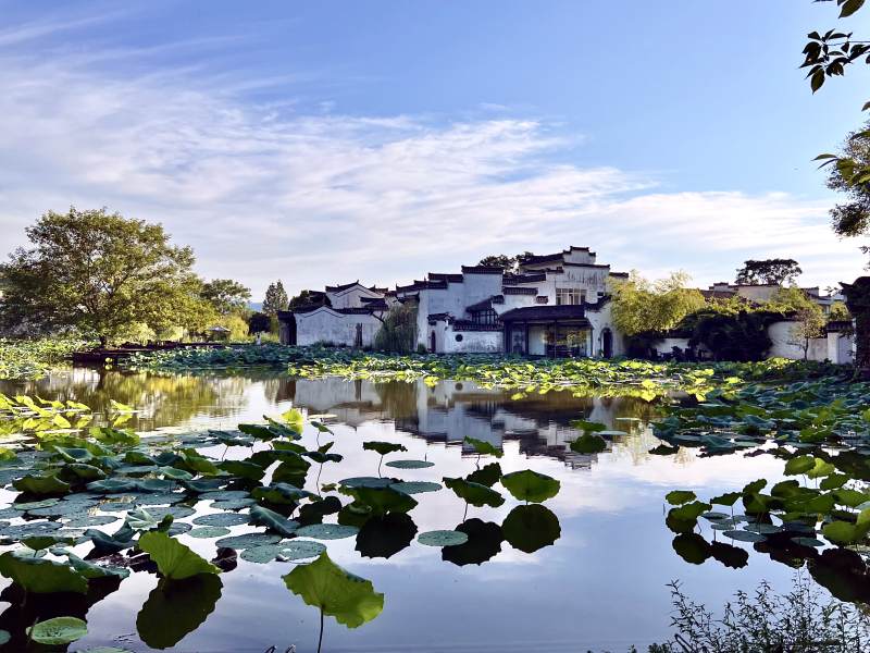 宏村江南水乡风光图片