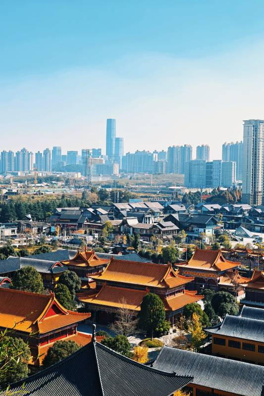 古韵今城风光图片