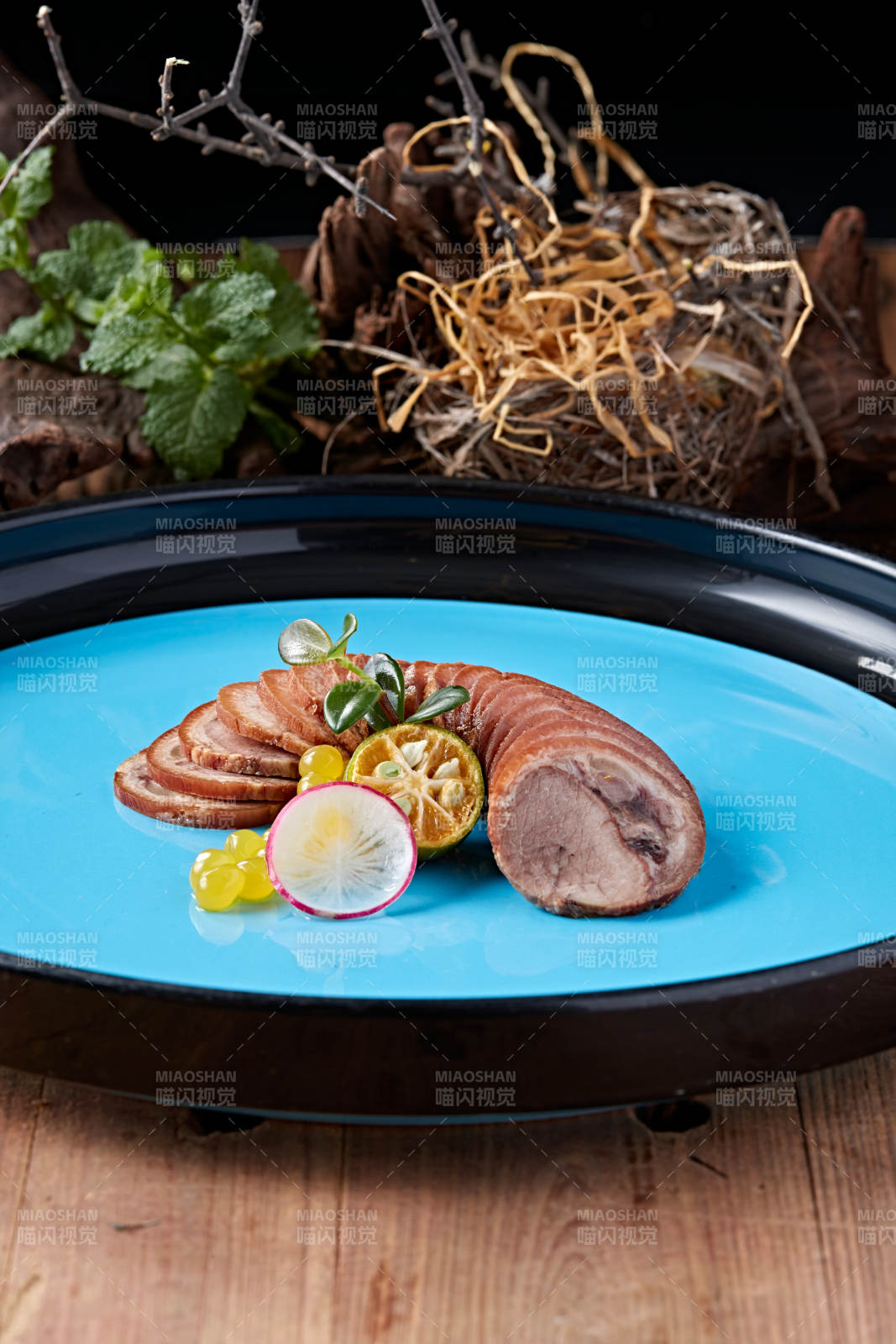 凉菜肘花切片图片