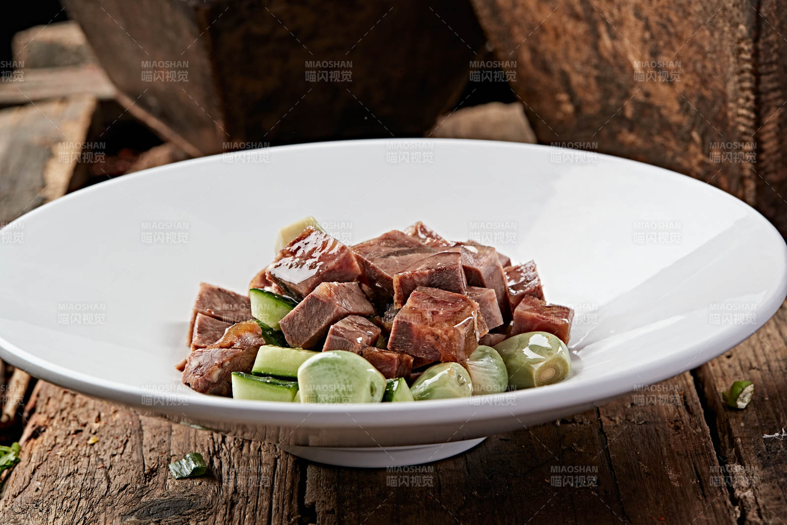 腊八蒜牛腱粒图片