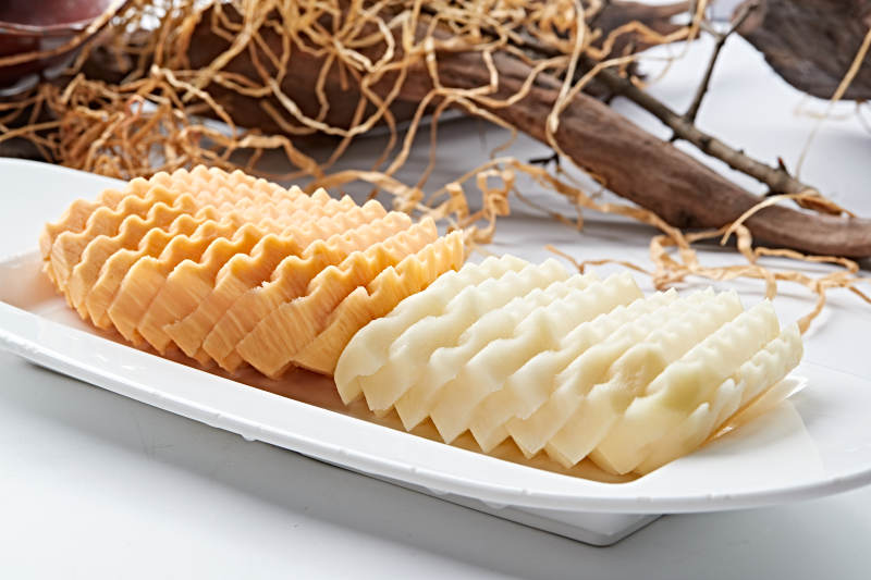 火锅食材红薯片图片