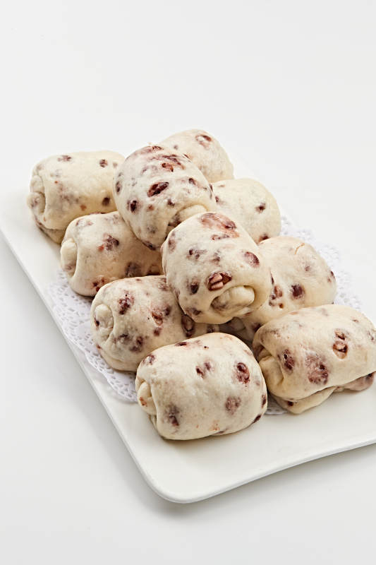 杂粮红豆蒸包图片