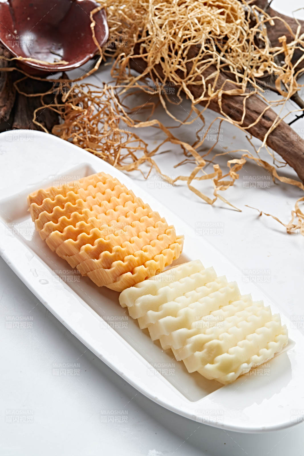 火锅食材红薯片图片