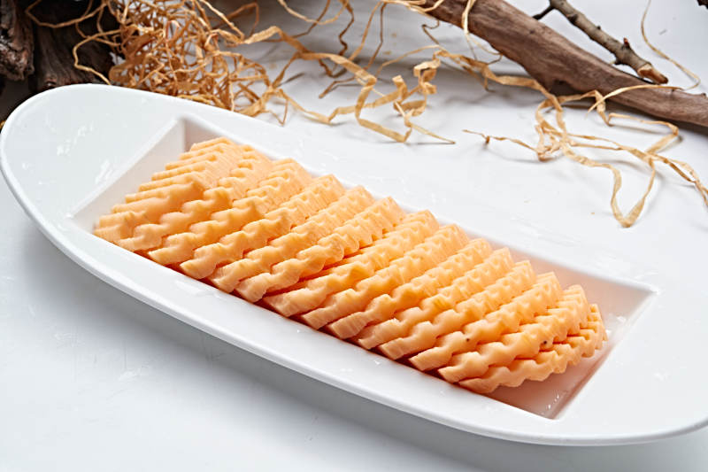 火锅食材红薯片图片