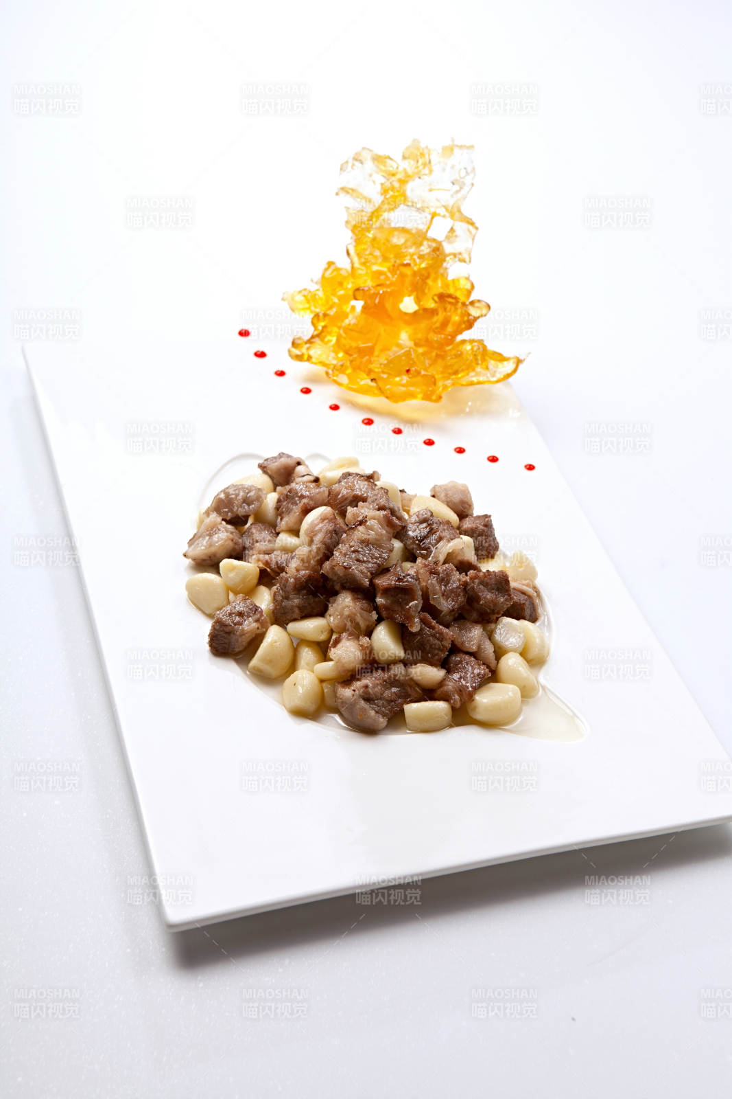 蒜香牛仔粒图片