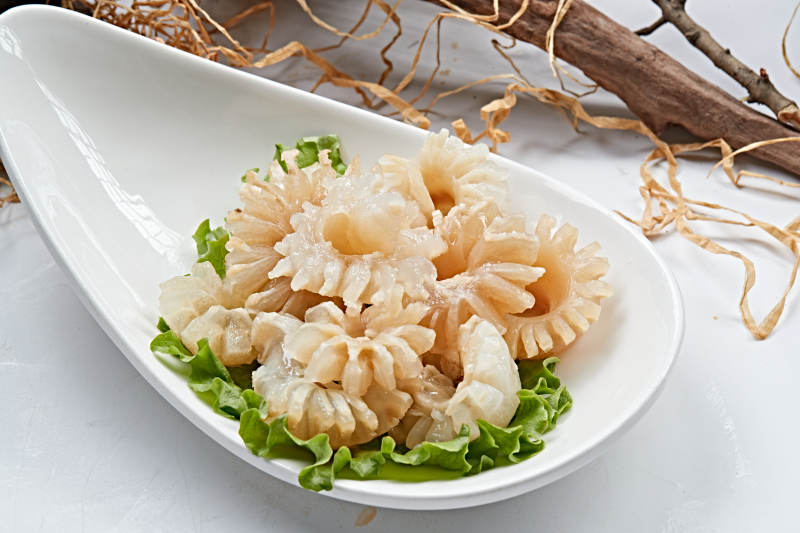 火锅食材牛鞭花图片