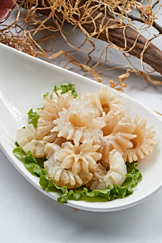 火锅食材牛鞭花图片