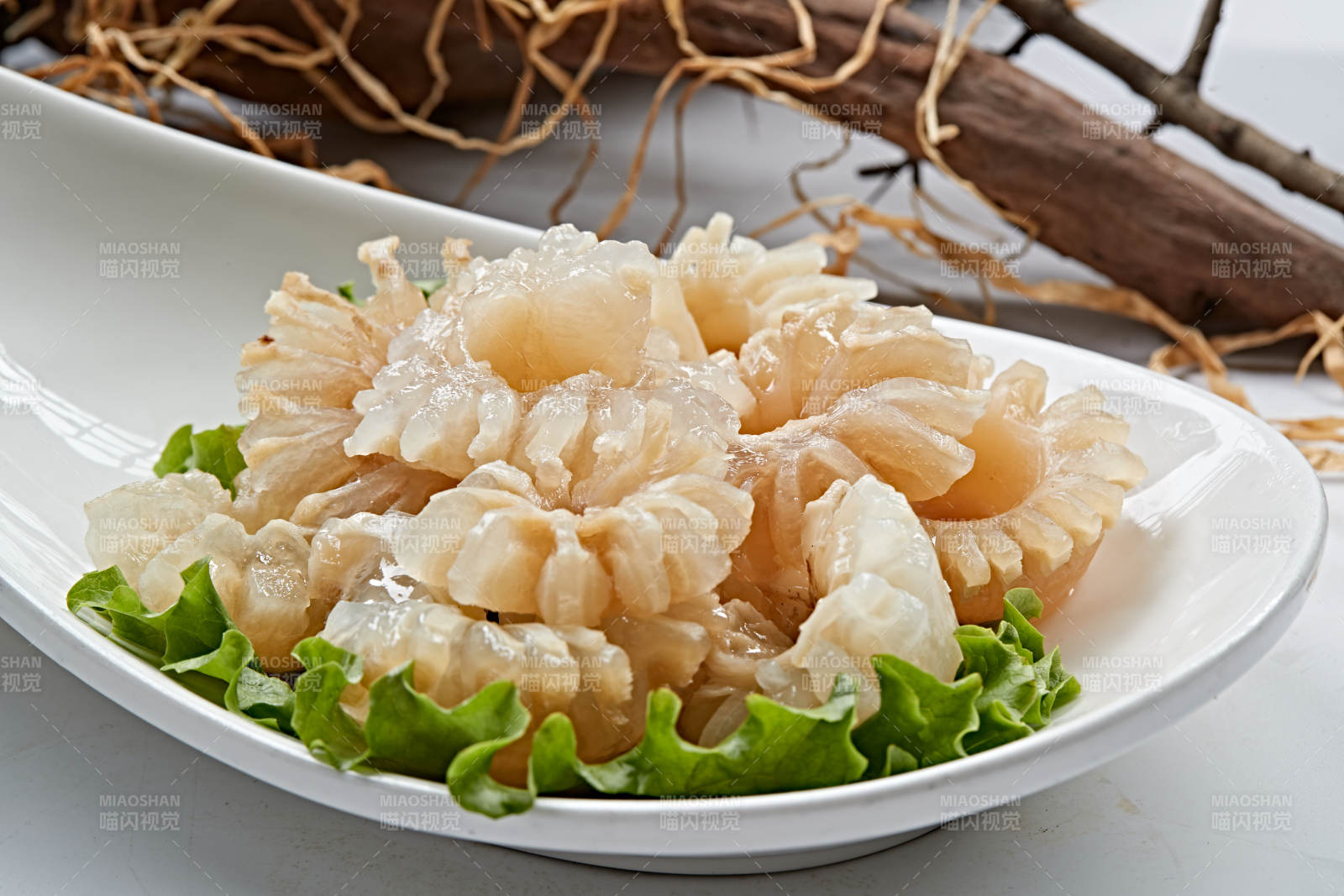 火锅食材牛鞭花图片