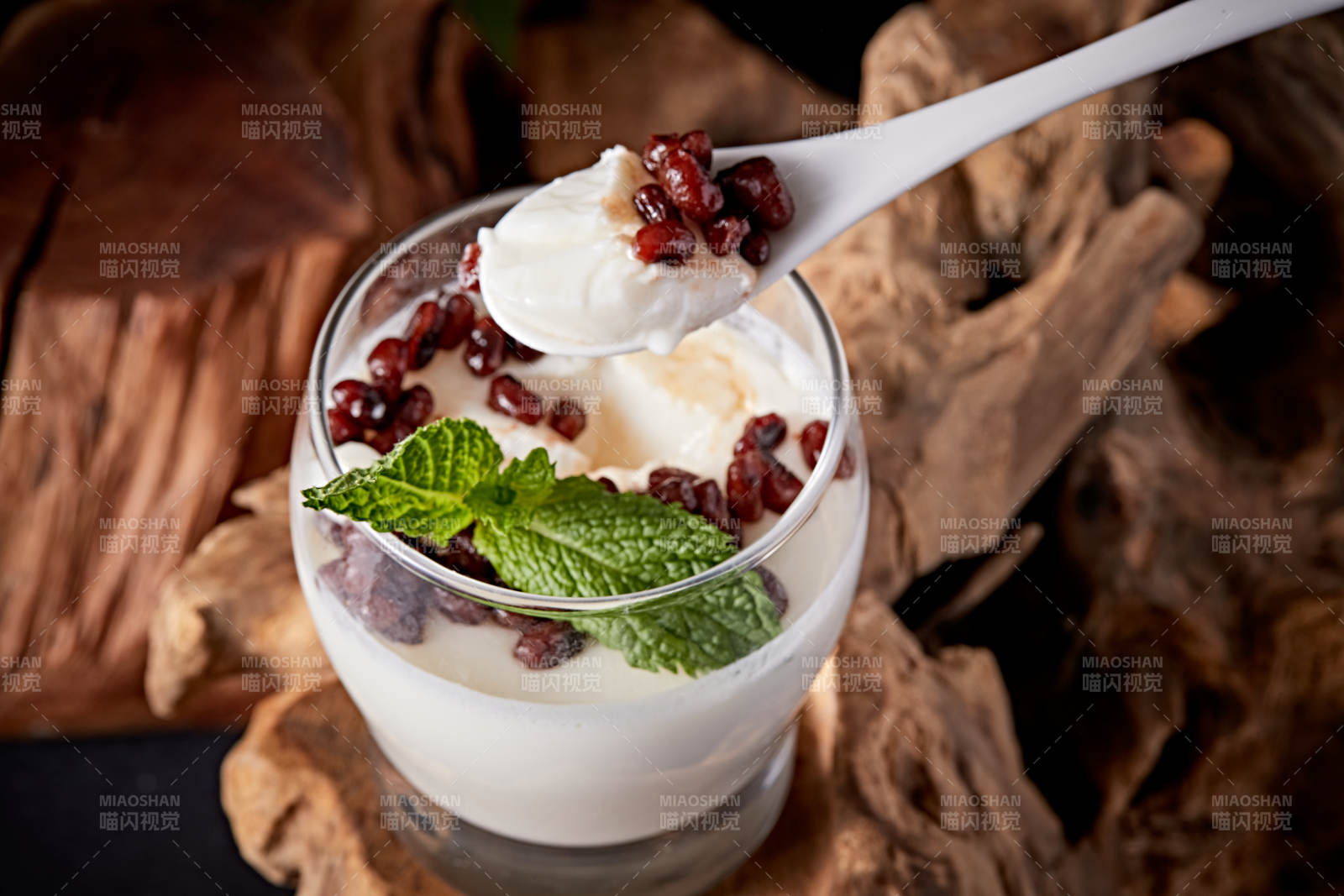 红豆酸奶杯图片