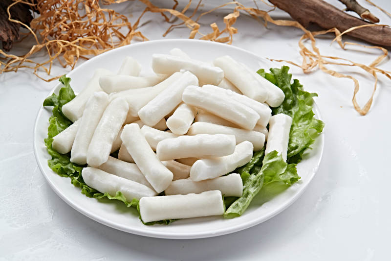 火锅食材韩式年糕条图片