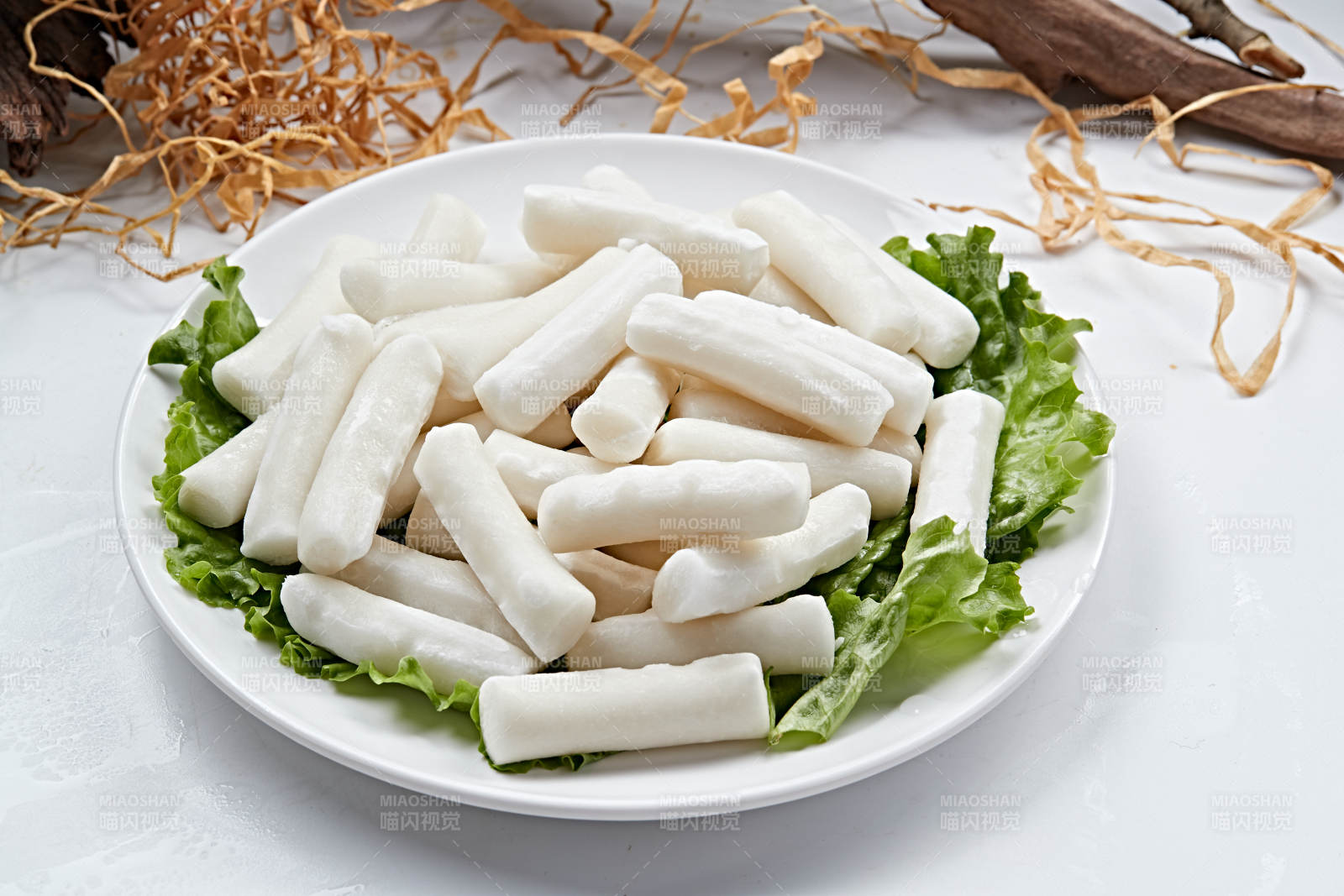 火锅食材韩式年糕条图片