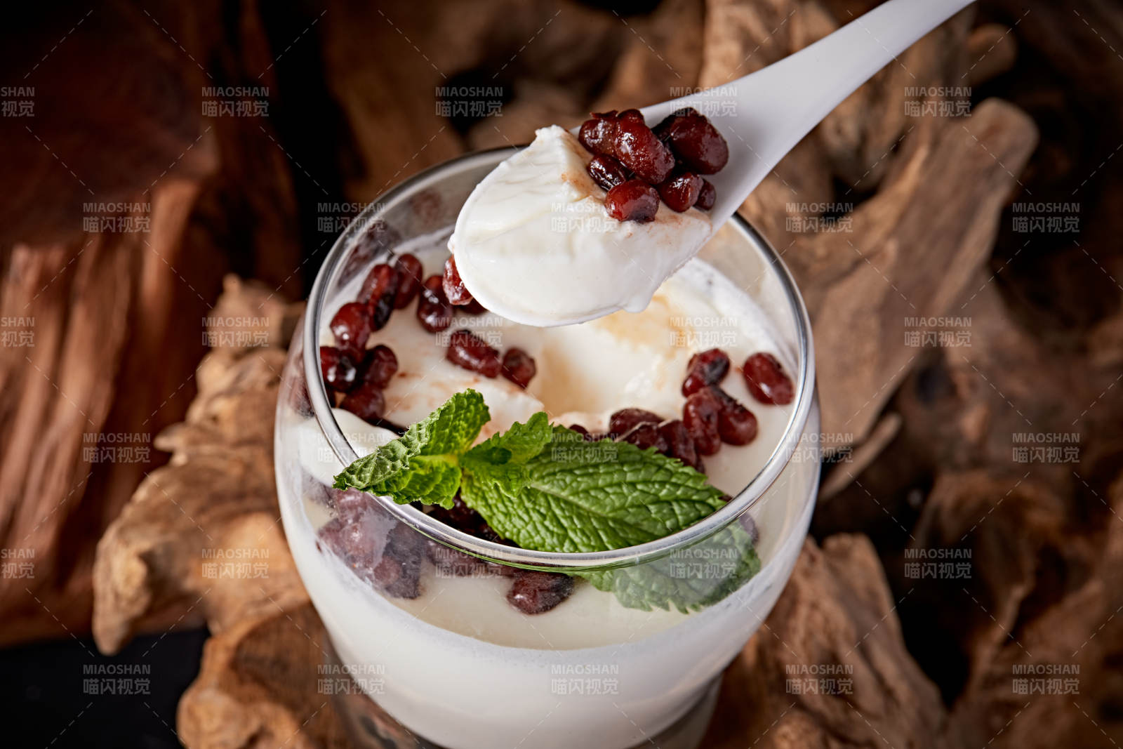 红豆酸奶杯图片