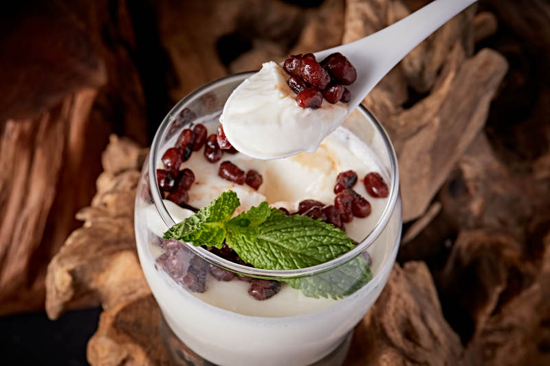 红豆酸奶杯图片