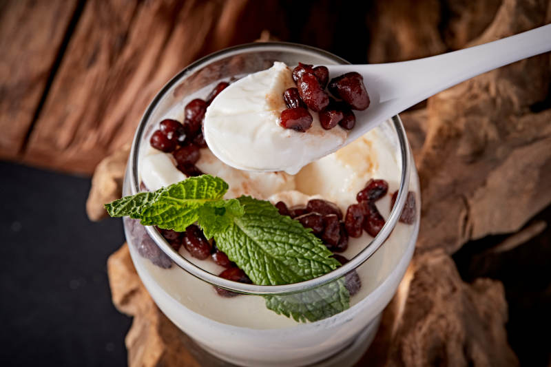 红豆酸奶杯图片