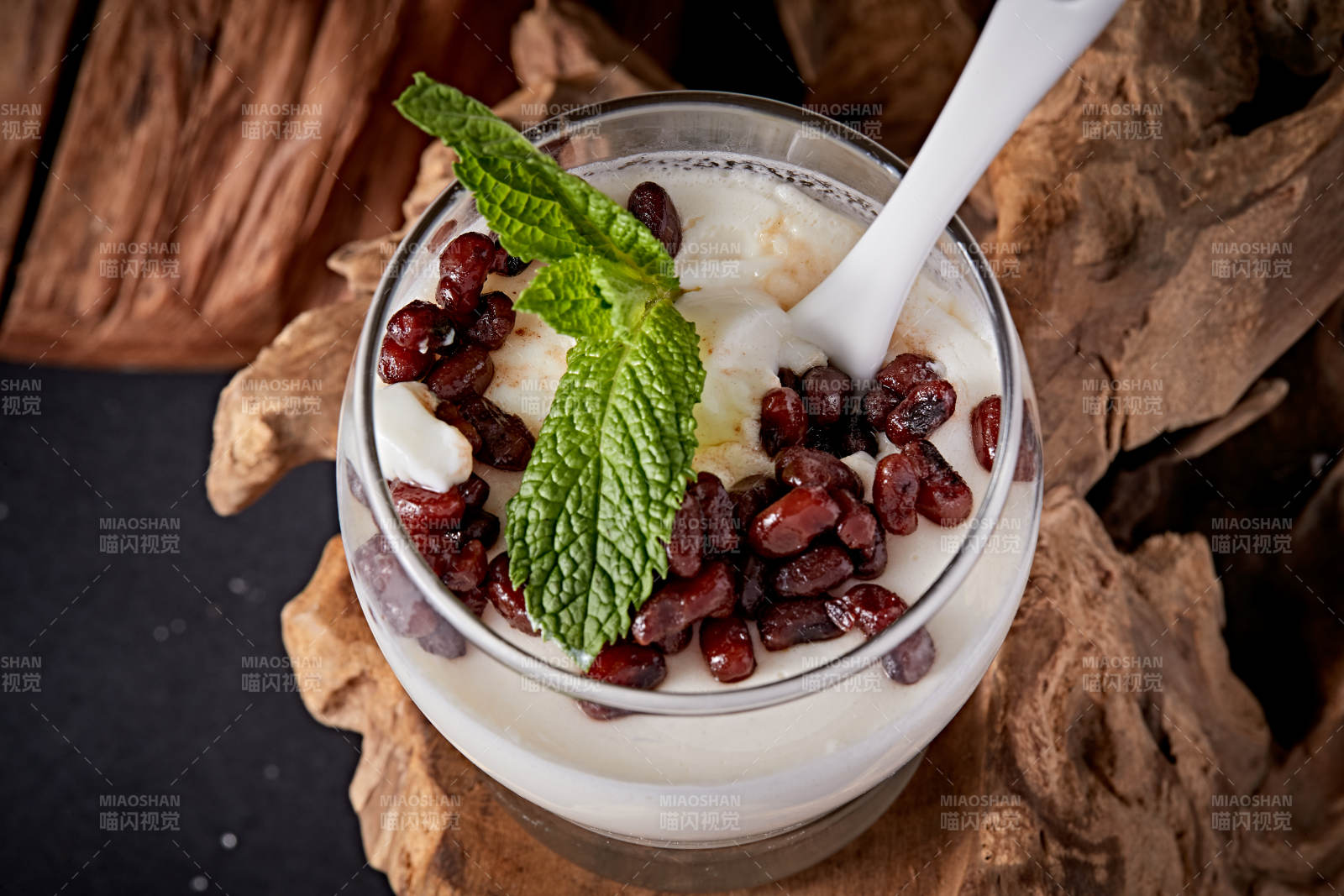 红豆酸奶杯图片