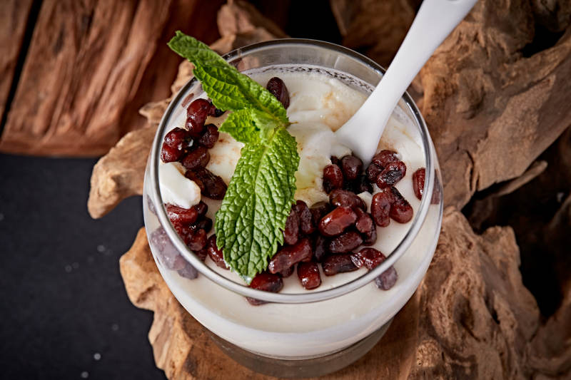 红豆酸奶杯图片