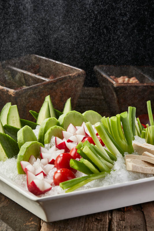 农家蘸酱菜图片