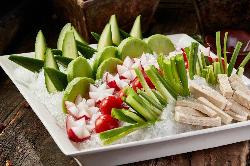 农家蘸酱菜图片