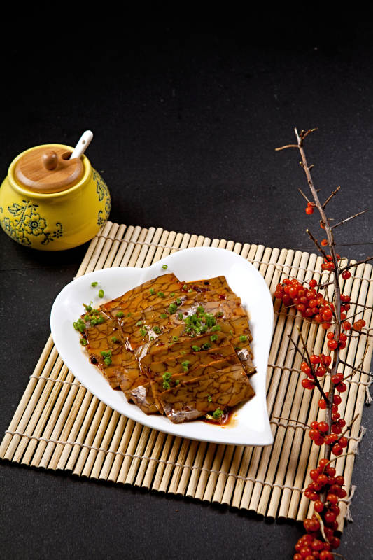 卤水五香豆腐干图片