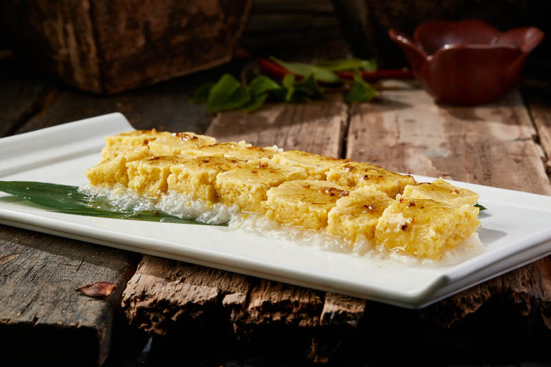 桂花蜂蜜醸小米糯米凉糕图片