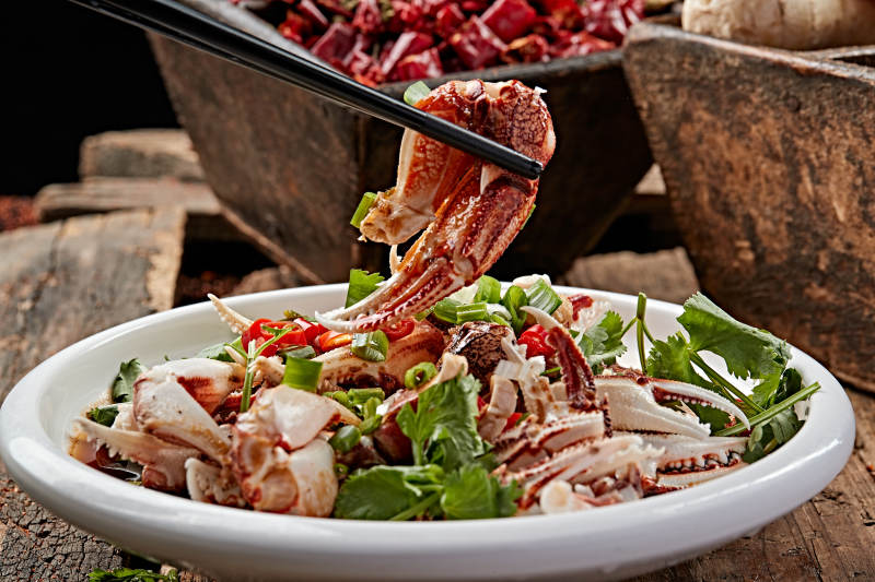 生淹小海鲜生淹蟹钳图片