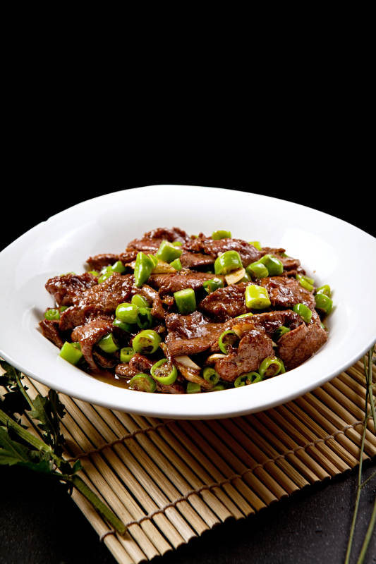 辣子炒猪肝图片