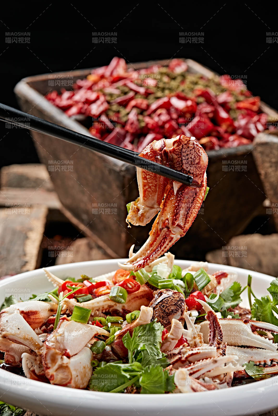 生淹小海鲜生淹蟹钳图片