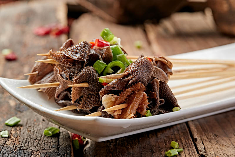 成都串串毛肚串图片