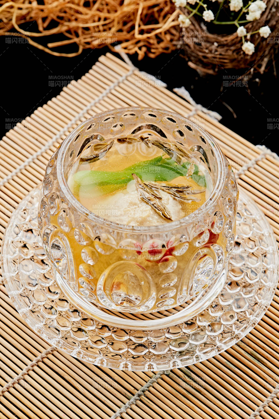 鸡汤龙井狮子头图片