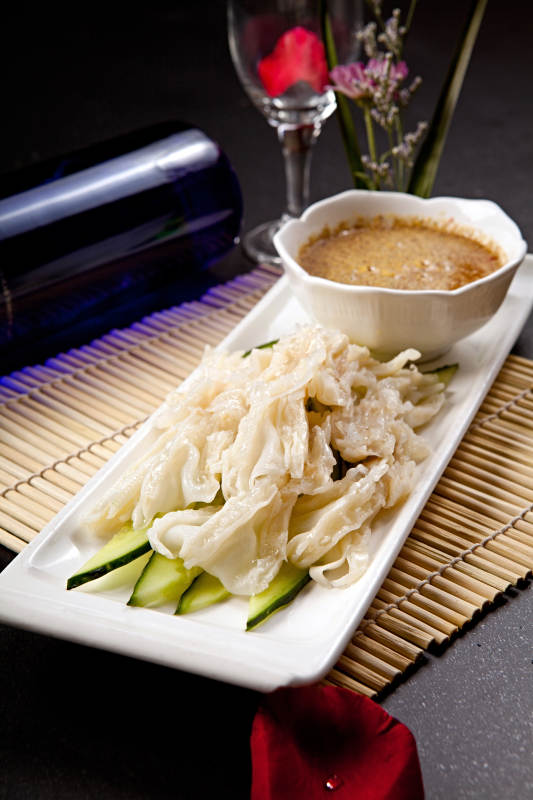 芥末百花炖鸭掌图片