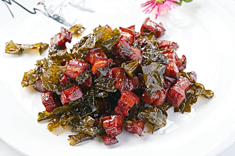 传统名菜西湖龙井红烧肉图片