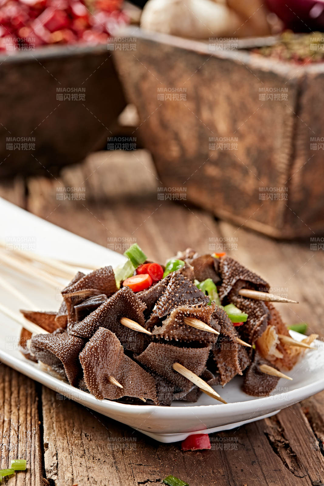 成都串串毛肚串图片