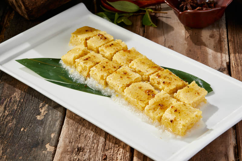 桂花蜂蜜醸小米糯米凉糕图片