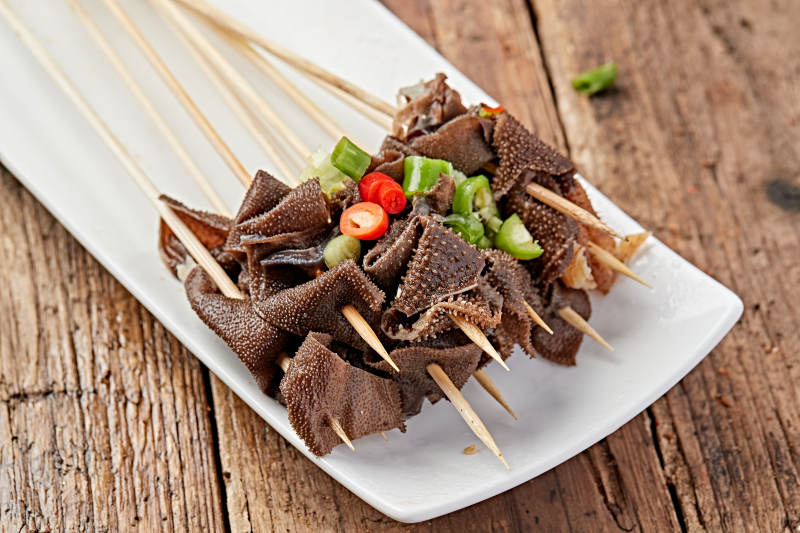 成都串串毛肚串图片