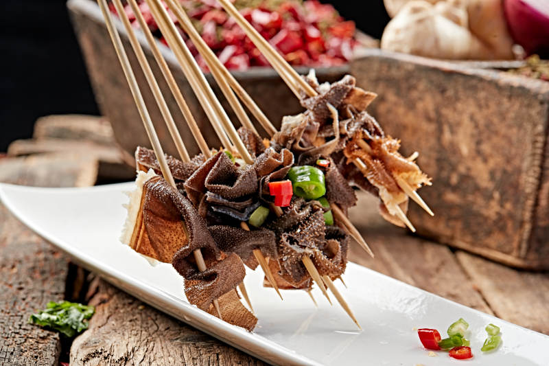 成都串串毛肚串图片