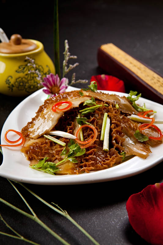 卤水金钱肚片图片