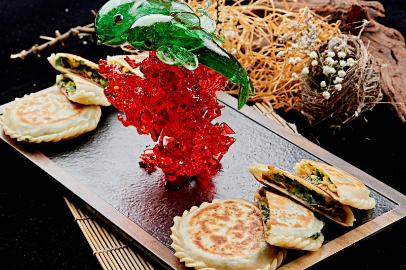 油煎素盒子图片